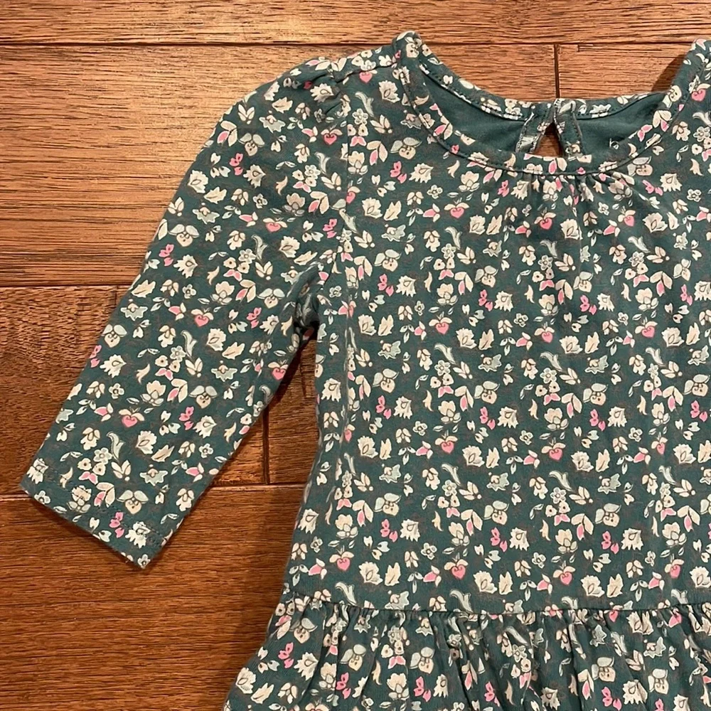 Baby Gap Girls Flowered Top Tunic - Size 3-6 months - 100% Cotton Baby Clothes